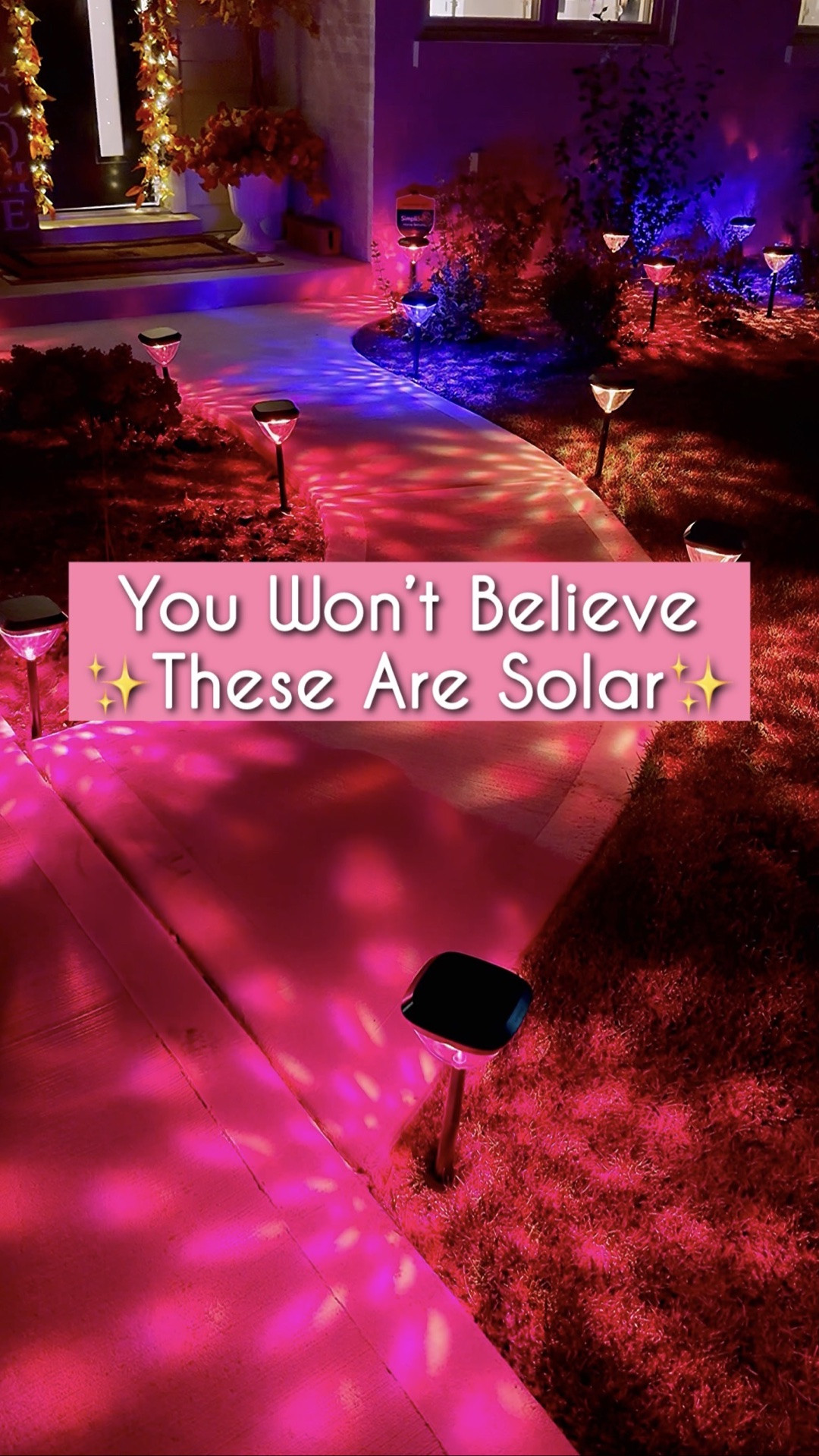 My favorite outdoor upgrade: smart solar pathway lights that actually deliver. Fast charging, four pattern modes, automatic on/off, and music sync. Festive for the holidays, cozy for the patio — no cords or timers needed. The neighbors will be asking questions.
#solarlights #outdoorlighting #homefinds #patioinspo #linkindsolarlights #linkindoutdoorlights

#LTKSeasonal #LTKSaleAlert #LTKHome