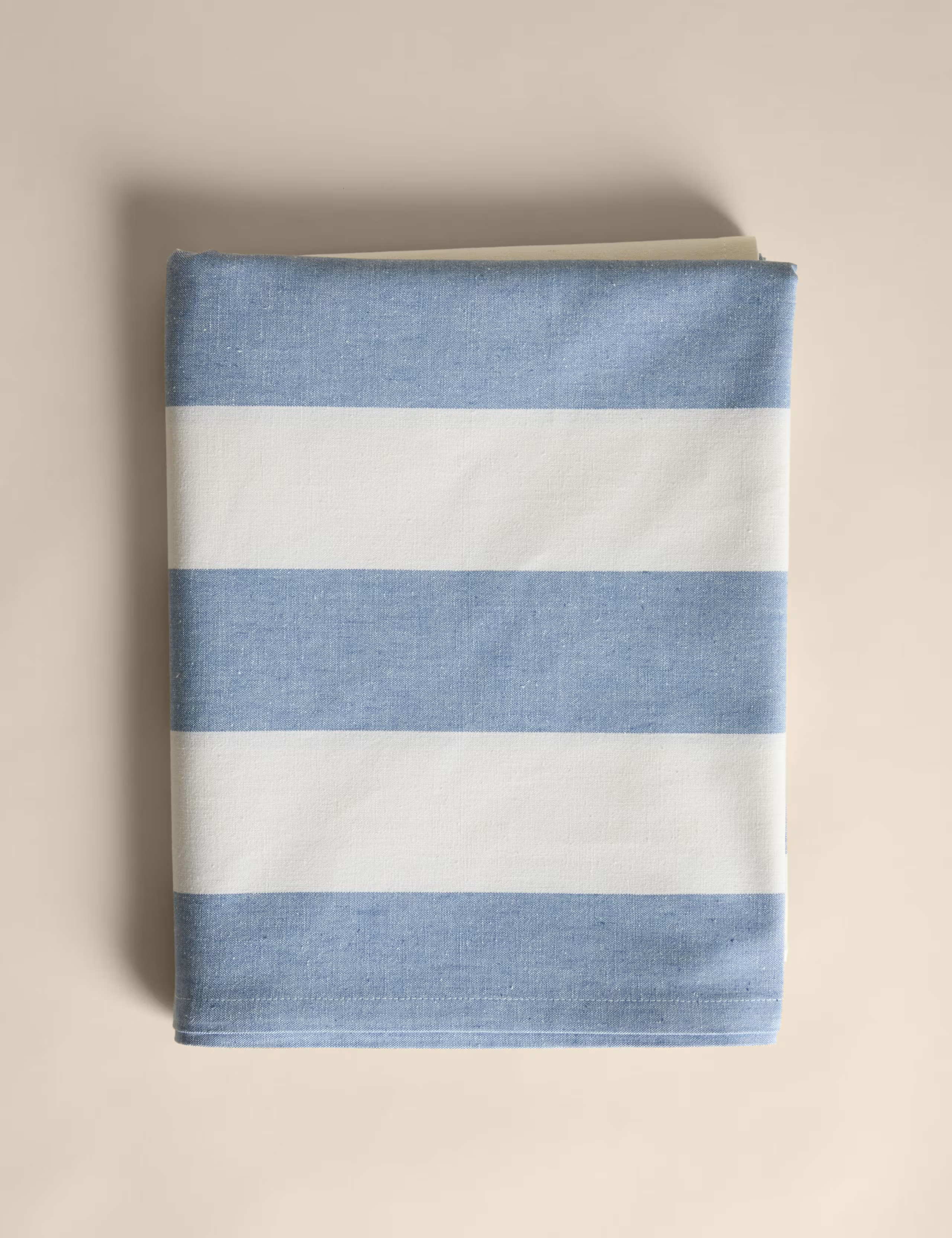 Cotton with Linen Wide Stripe Tablecloth | Marks & Spencer (UK)