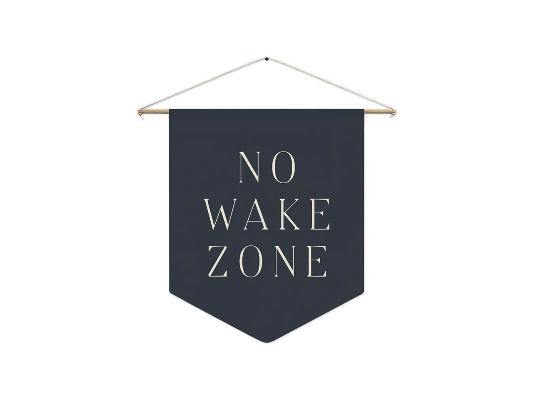 No Wake Zone Flag Pennant Kids Decor Pennant Nautical Decor - Etsy | Etsy (US)