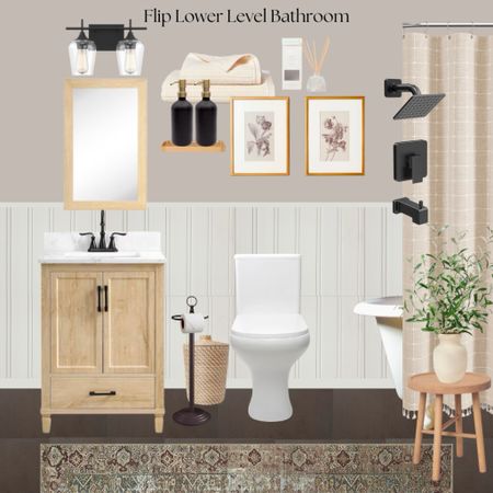 Bathroom design. Bathroom mood board. Modern elegance. Neutral bathroom. Design inspiration. Bathroom inspiration. Powder room decor. Bathroom decor.

#LTKsalealert #LTKhome