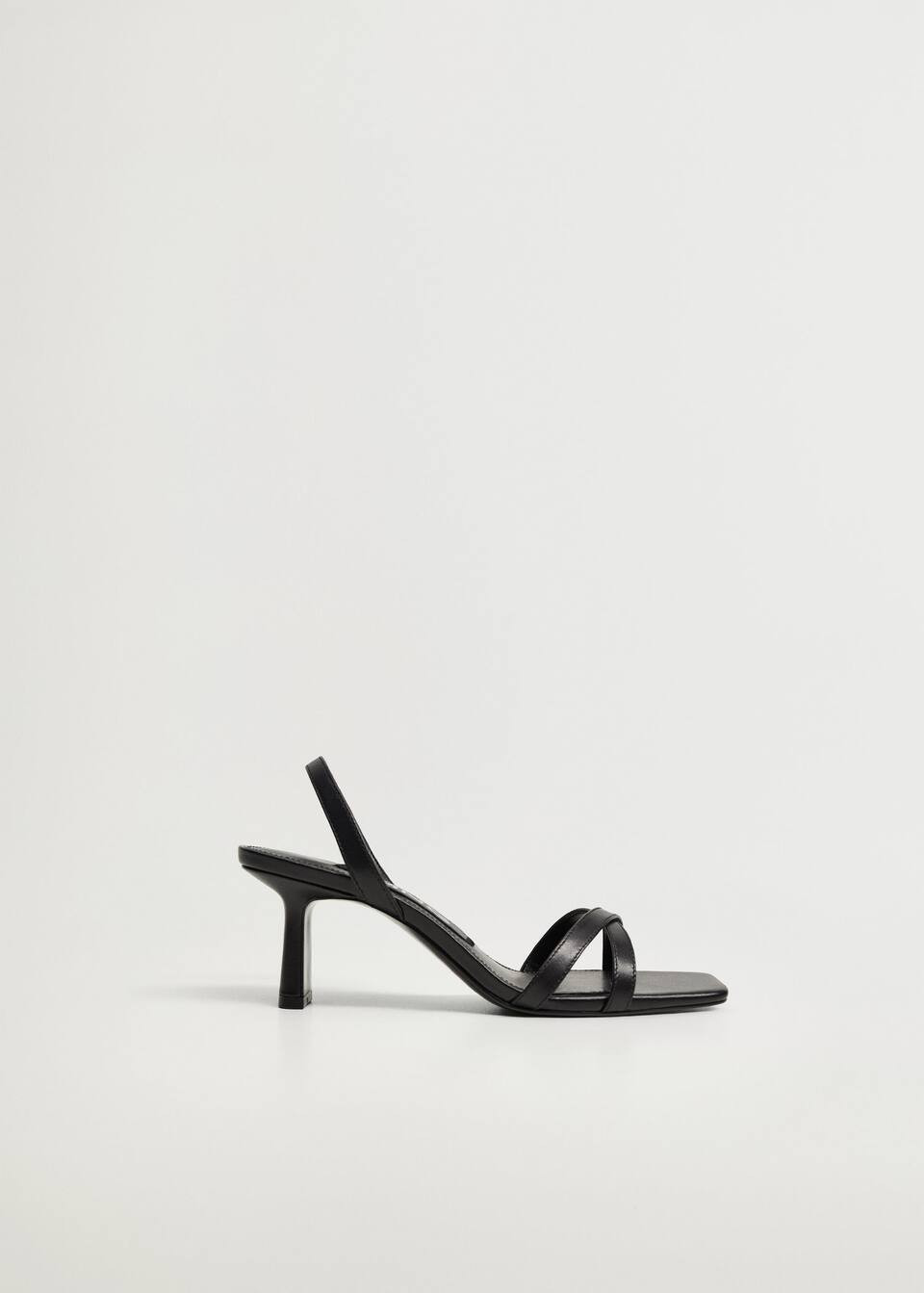 Heel leather sandals | MANGO (US)