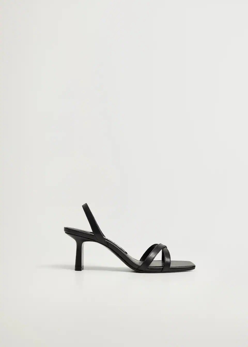 Heel leather sandals | MANGO (US)