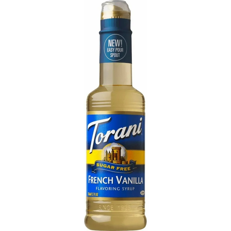Torani Sugar Free French Vanilla Syrup, Zero Calorie, Authentic Coffeehouse Bottled Syrup, 12.7 o... | Walmart (US)