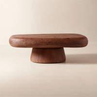 Click for more info about Derrico Acacia Wood Coffee Table + Reviews | CB2