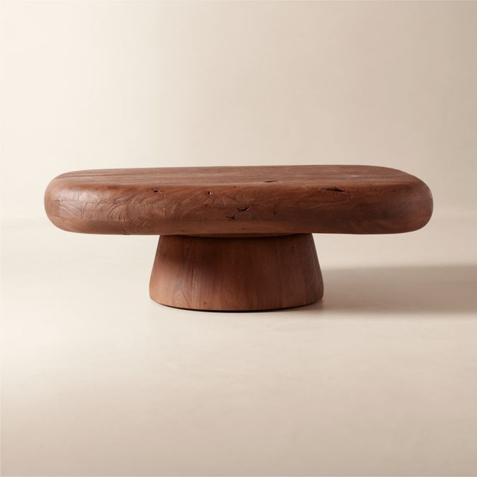 Click for more info about Derrico Acacia Wood Coffee Table + Reviews | CB2