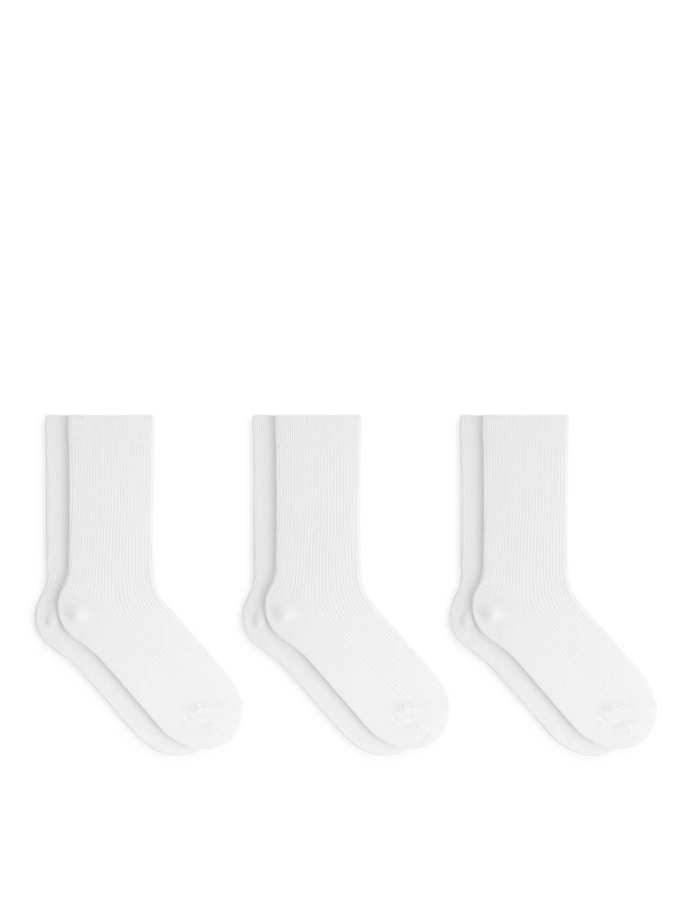 Cotton Rib Socks Set of 3 | ARKET (US&UK)