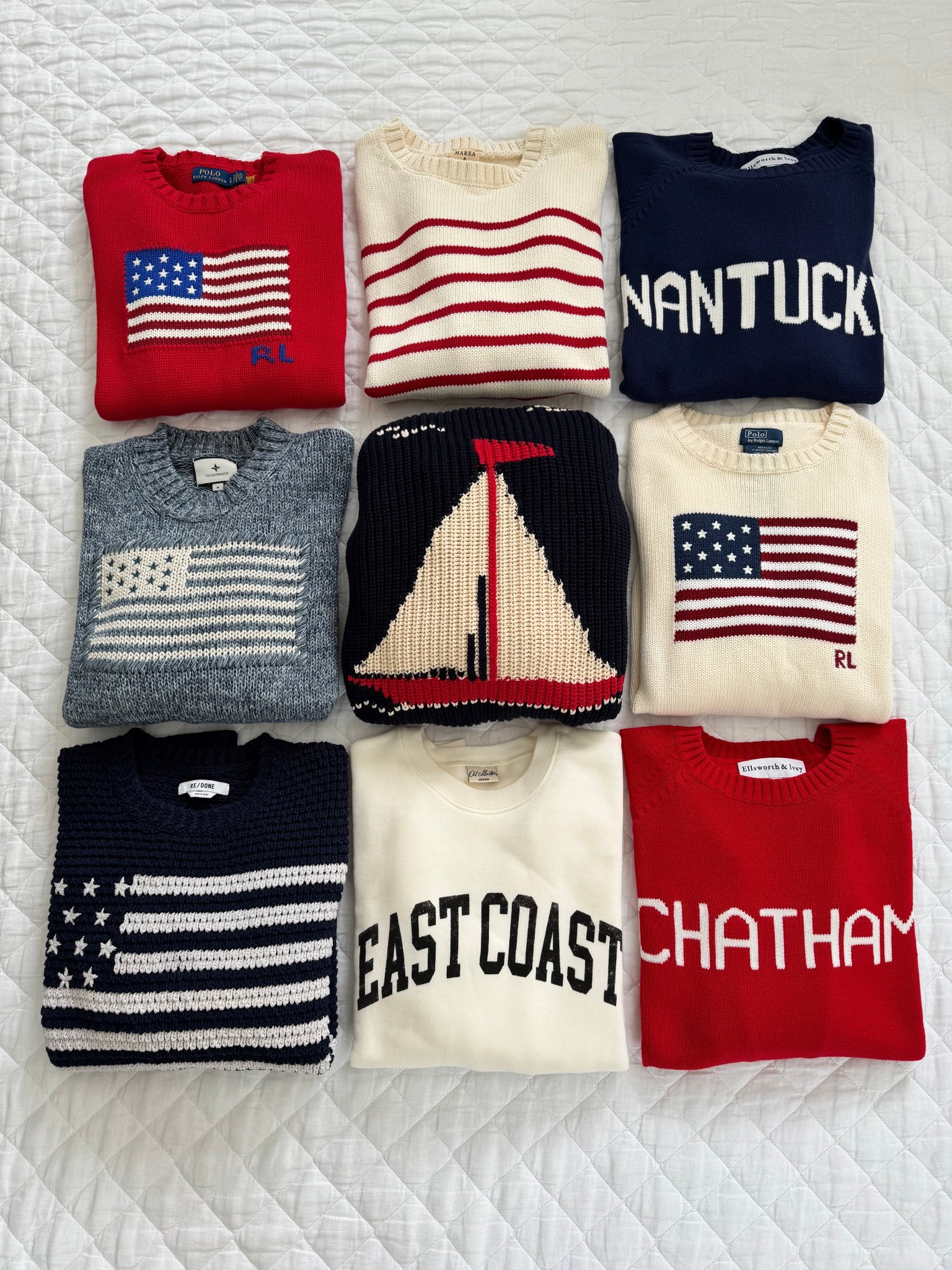 East Coast summer sweater collection 🌊⚓️🤍

New England summer, Nantucket style, Nantucket sweater, American flag sweater

You can save 20% at Tuckernuck with code “YOURULE” and 10% off a first purchase at Marea with code “MAREA10"