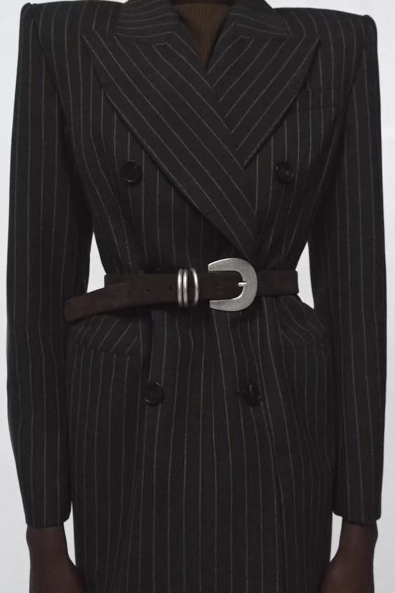 TRENCH LONG À CEINTURE DÉPERLANT COUPE-VENT | Zara US