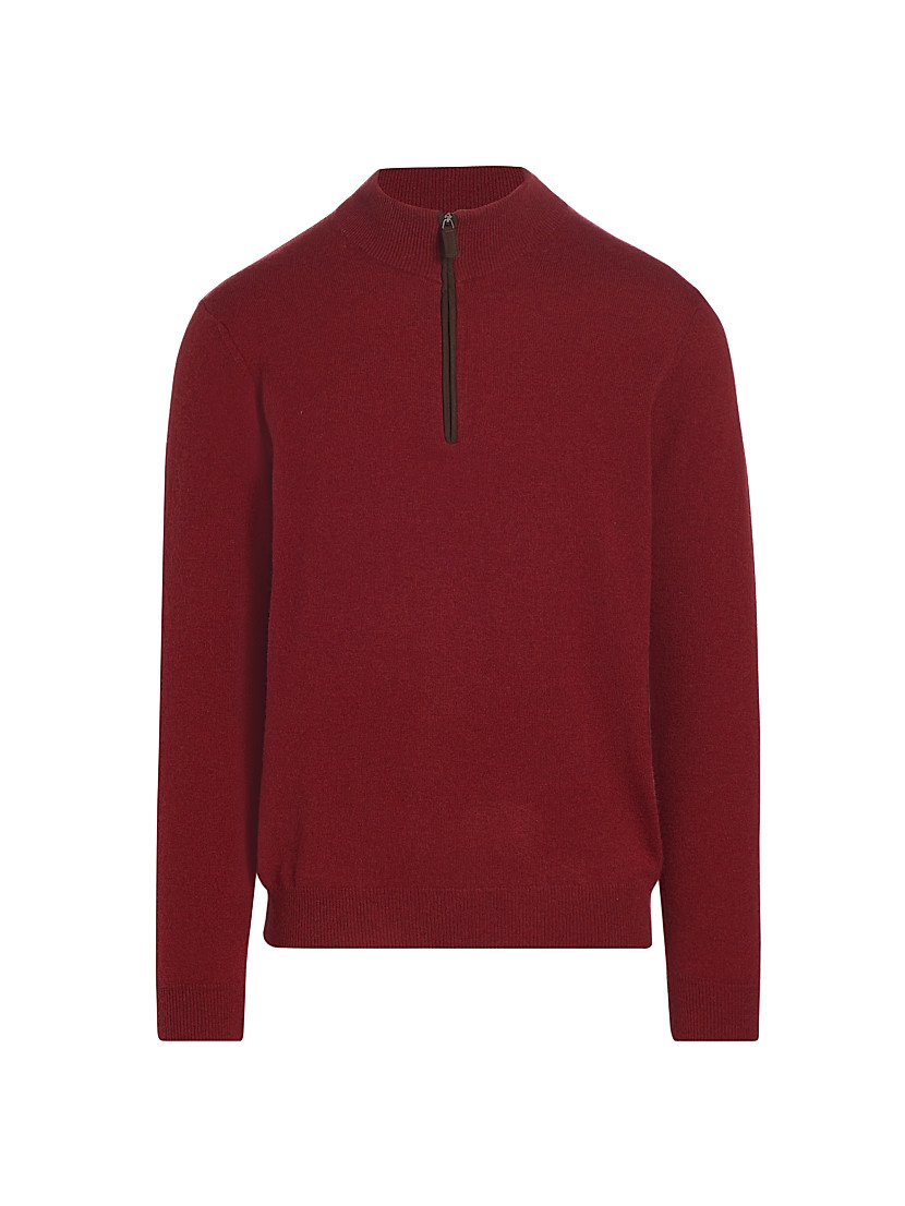 COLLECTION Cashmere Quarter-Zip Sweater | Saks Fifth Avenue