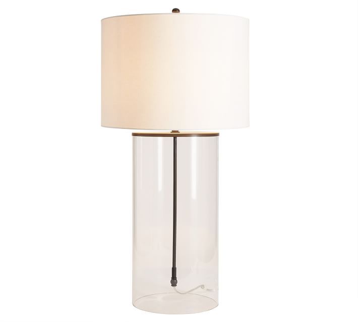 Aria Glass Table Lamp | Pottery Barn (US)