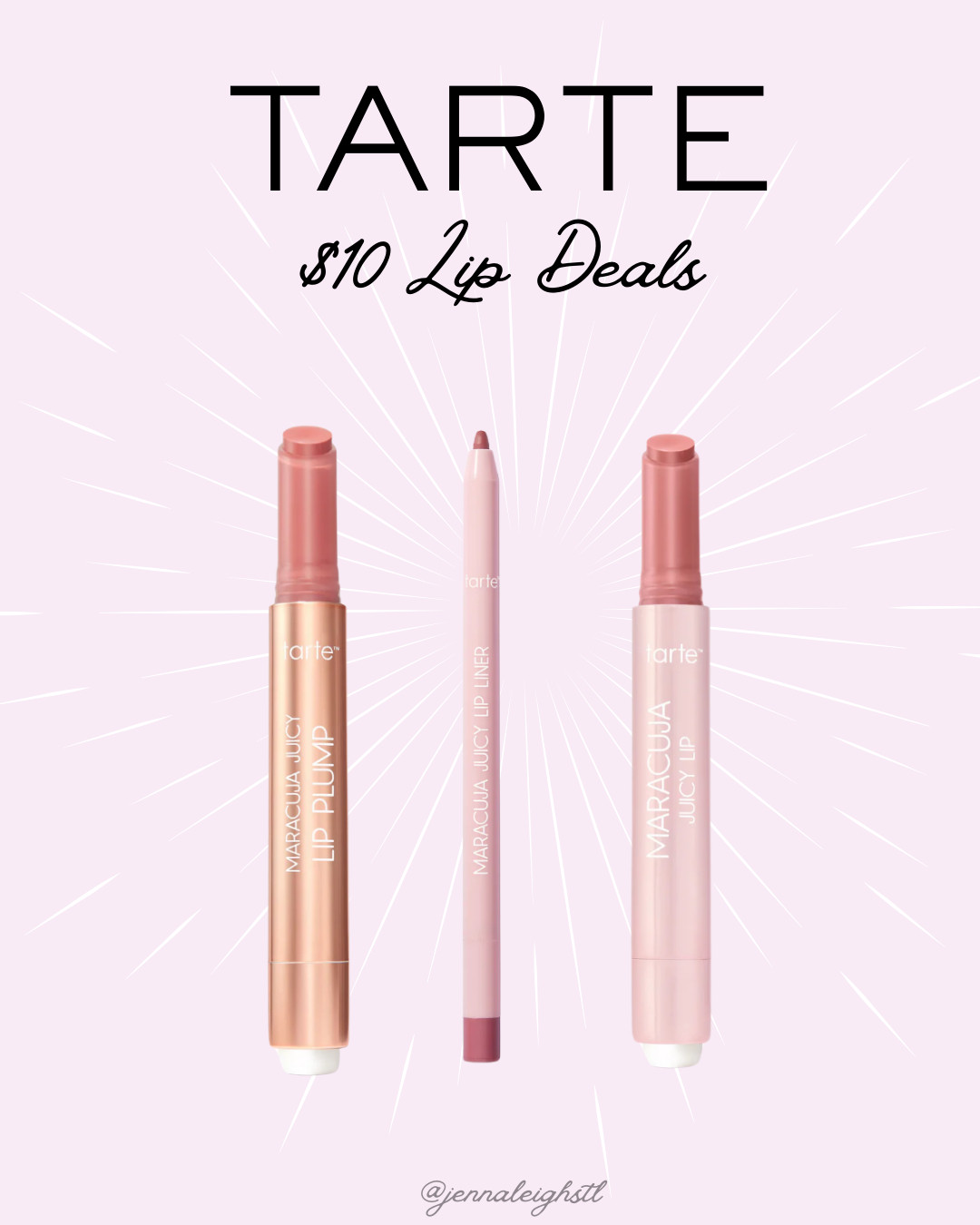 Such a good beauty deal. Tarte is offering $10 lip products, including the fan favorite Maracuja Juicy Lip. 

 #LTKSaleAlert #LTKMidsize #LTKBeauty