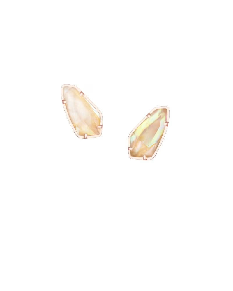 Camryn Stud Earrings in Brown Pearl | Kendra Scott