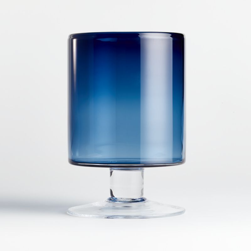 London Small Blue Hurricane + Reviews | Crate and Barrel | Crate & Barrel