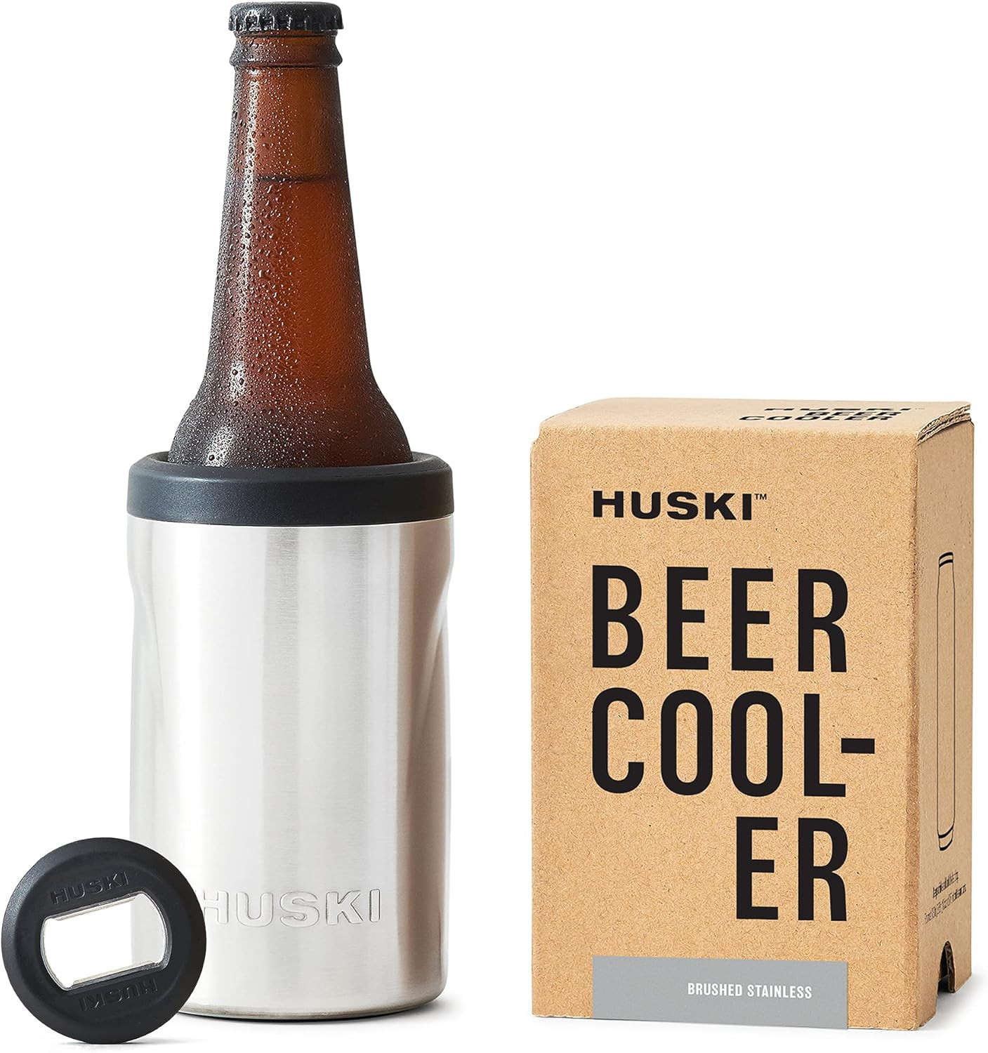 Huski Beer Cooler 2.0 | New | Premium Can and Bottle Holder | Triple Insulated Marine Grade Stain... | Amazon (UK)