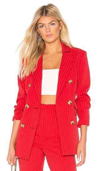 C/MEO Go From Here Blazer In Red | Revolve Clothing (Global)