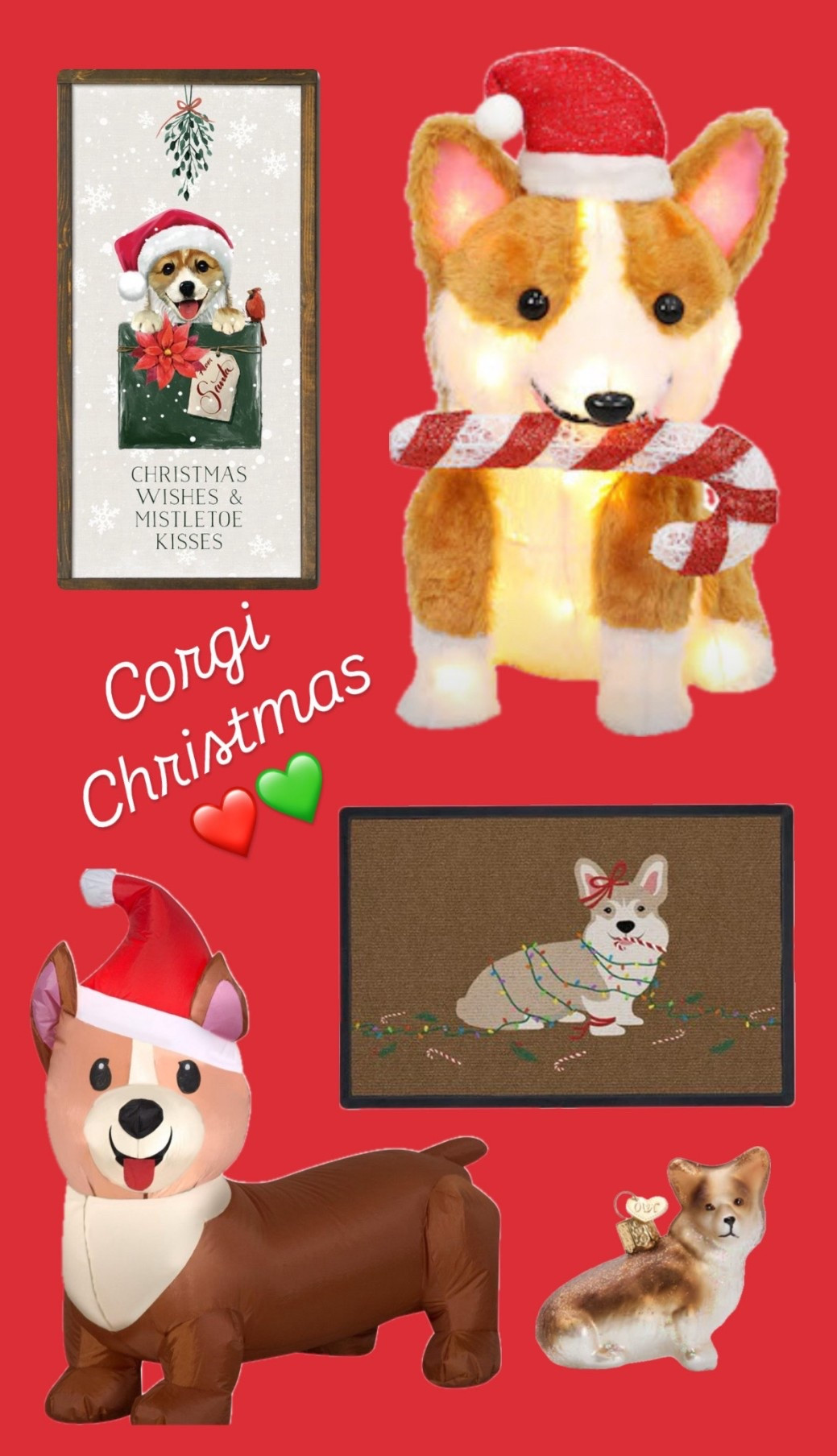 Corgi Christmas cuteness overload! 🎅🐾 This festive roundup has everything for dog lovers — from ornaments and décor to the cutest welcome mat ever. Perfect for gifting or giving your home a cheerful holiday upgrade.

#LTKStyleTip #LTKSeasonal #LTKHome