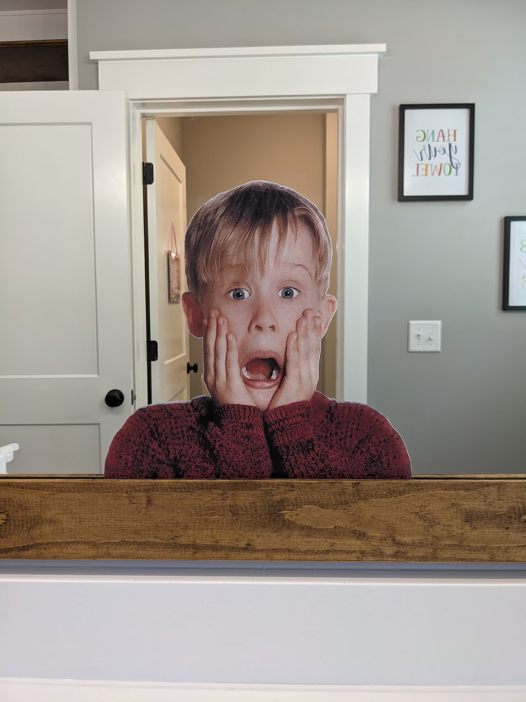 Kevin Mccallister Window Cling Home Alone Christmas Sticker - 15 X 15 - Repositionable - Mccauley... | Etsy (US)