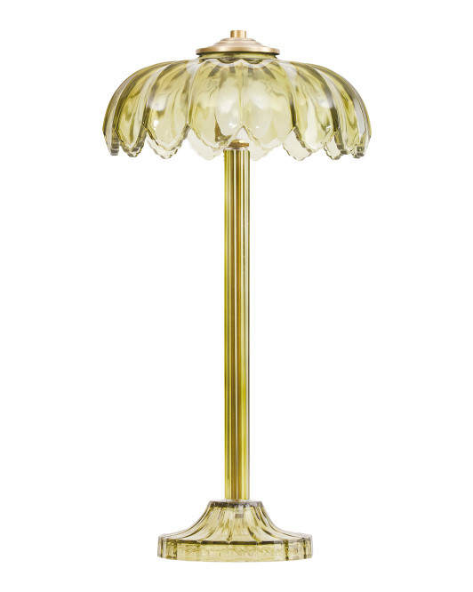 20in Luster Glass Table Lamp | TJ Maxx