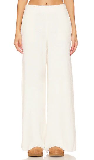 Wide Leg Pull On Boucle Pant in Ivory | Revolve Clothing (Global)