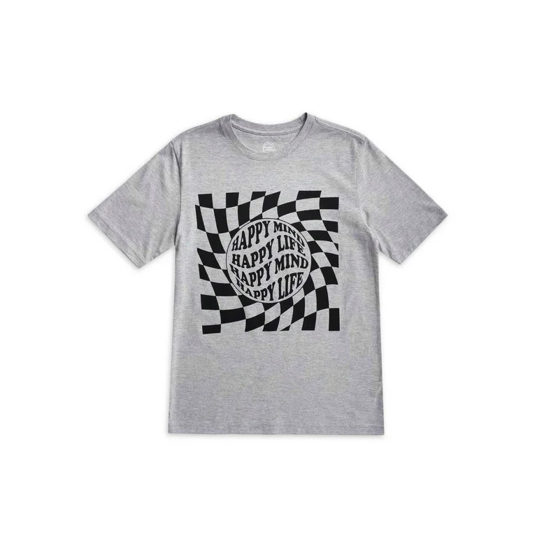 Wonder Nation Boys Short Sleeve Core Graphic T-Shirt, Sizes 4-18 & Husky | Walmart (US)