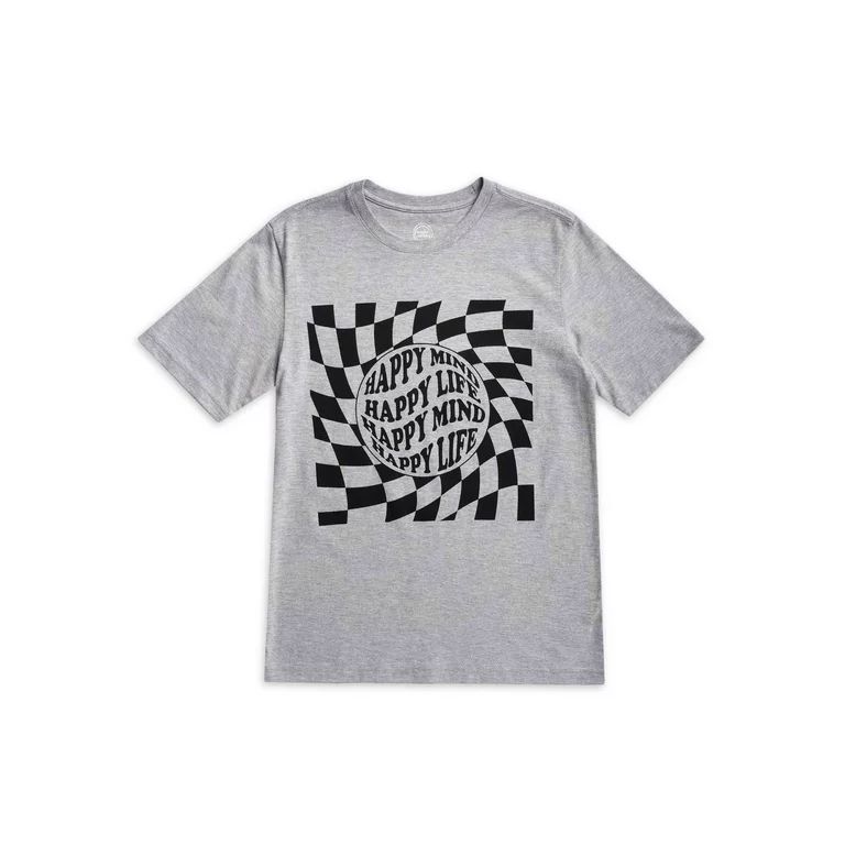 Wonder Nation Boys Short Sleeve Core Graphic T-Shirt, Sizes 4-18 & Husky | Walmart (US)