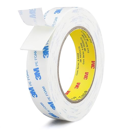 3M Double Sided Tape 1in x 16.5ft, Mounting Tape Heavy Duty, Removeable PE Foam Tape Strips, Stro... | Amazon (US)