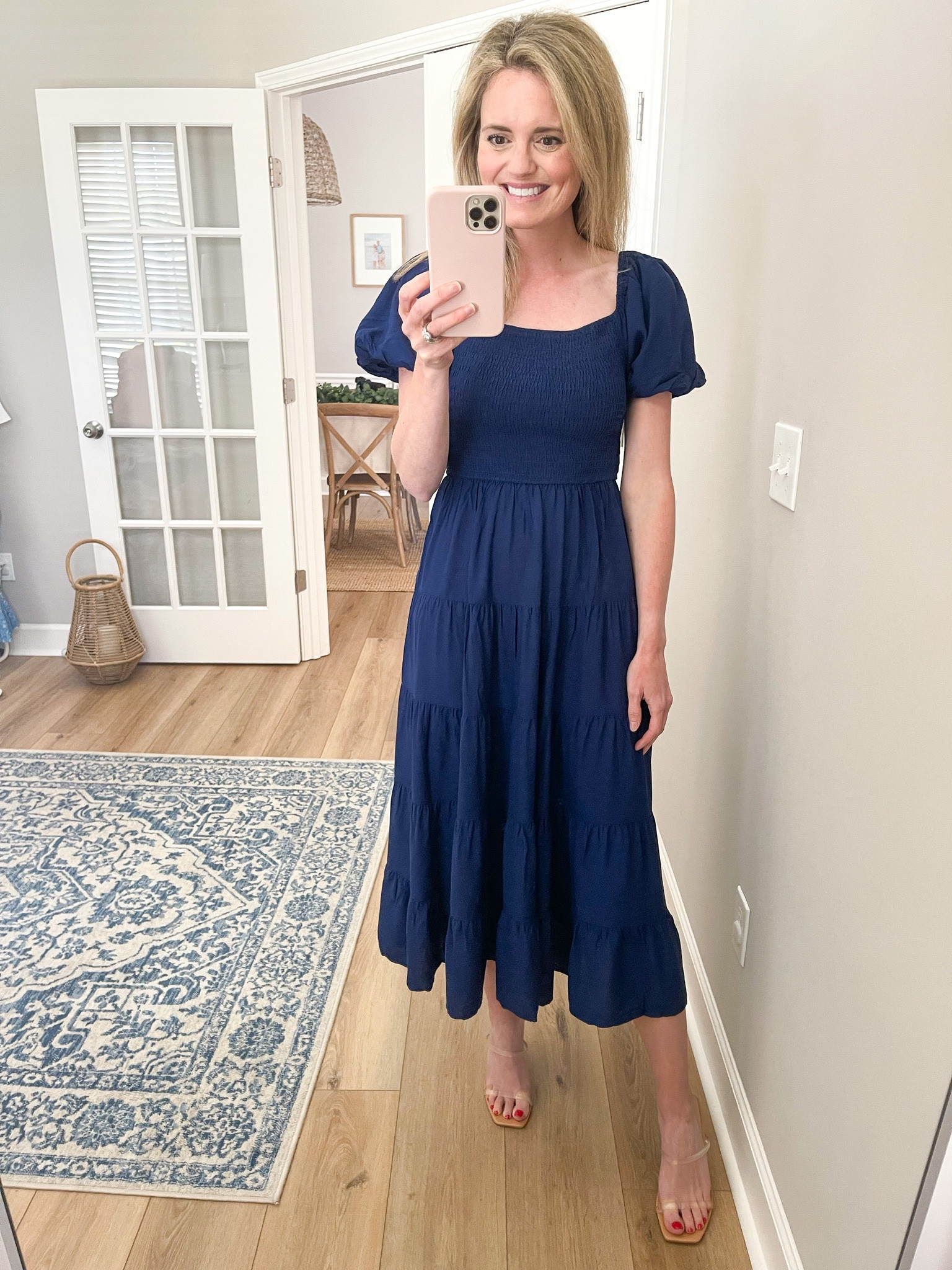 Square neck midi dress from Amazon that I am really impressed with. Comes in many other solid colors. 

#LTKfamily #LTKworkwear #LTKunder50