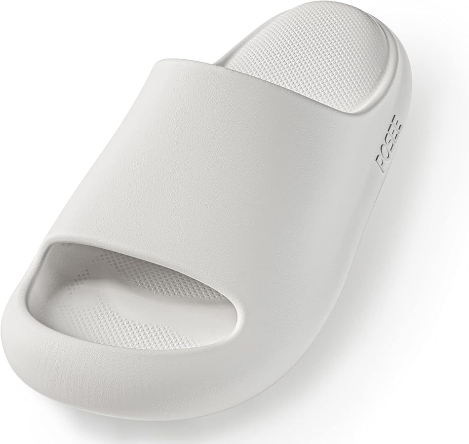posee Pillow Slippers Slides for Women and Men, Non-Slip Cloud Slides House Bedroom Shoes Shower ... | Amazon (US)