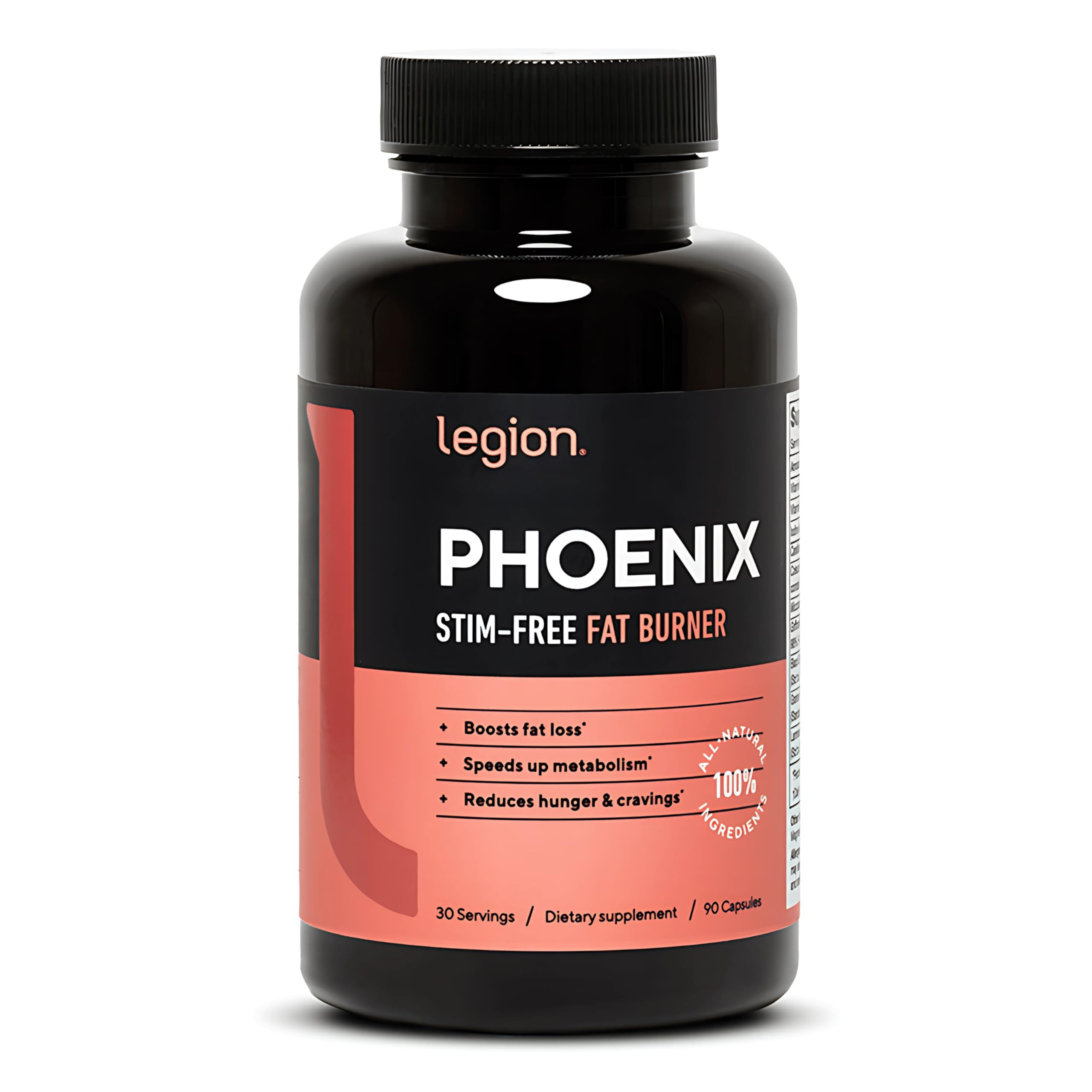 Legion Phoenix Thermogenic Fat Burners & Weight Loss Pills - 30 Serv, 90 Capsules | Amazon (US)