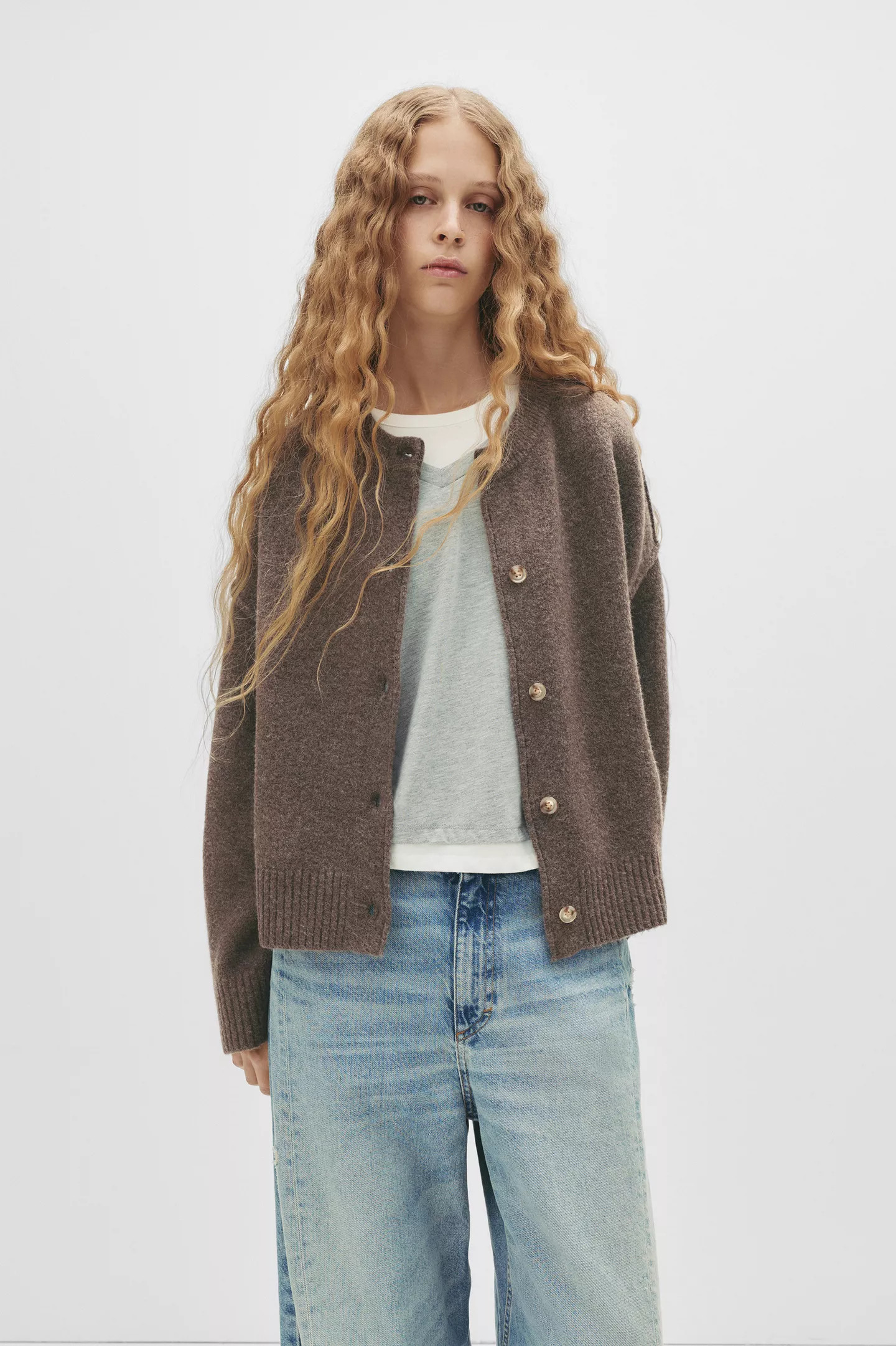 Weiche Strickjacke | PULL and BEAR DE