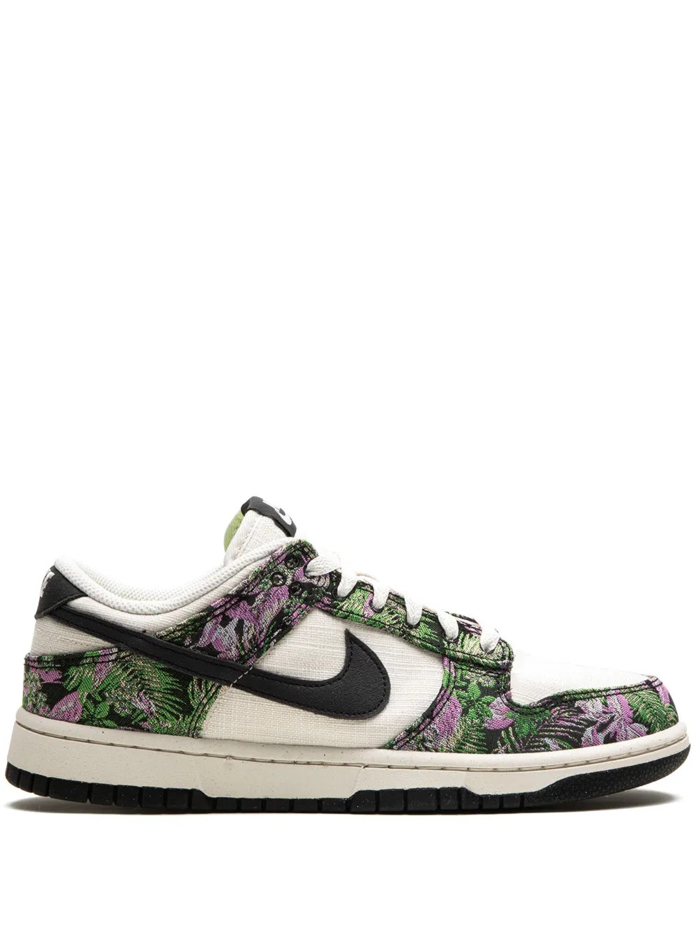 Nike Dunk Low "Floral Tapestry" Sneakers | White | FARFETCH | Farfetch Global