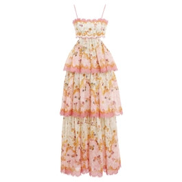 Laurel Frill Midi Dress | ZIMMERMANN (APAC)