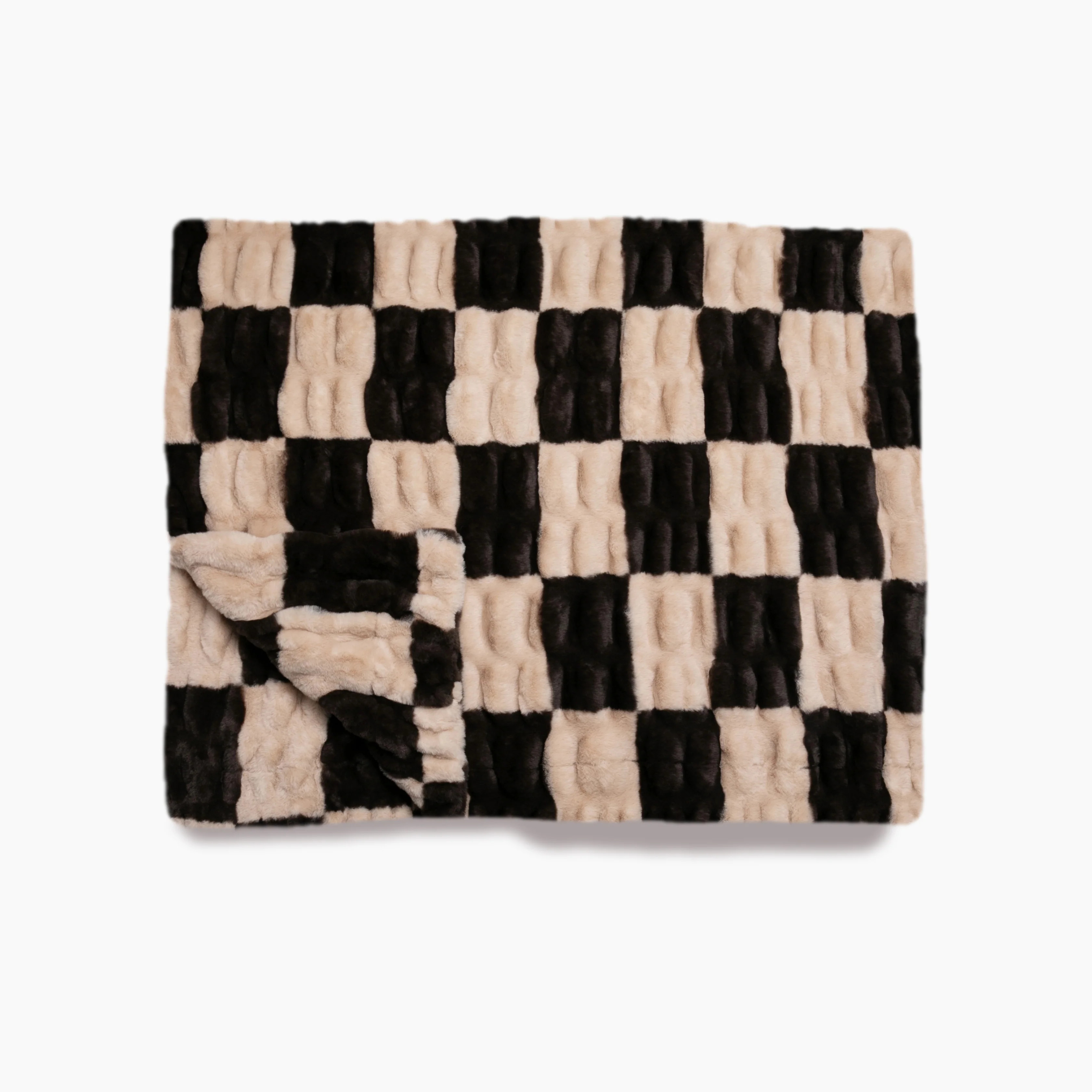 Espresso Check Medium | Lola Blankets