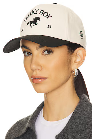 Dairy Boy East Coast Trucker Hat in Black from Revolve.com | Revolve Clothing (Global)