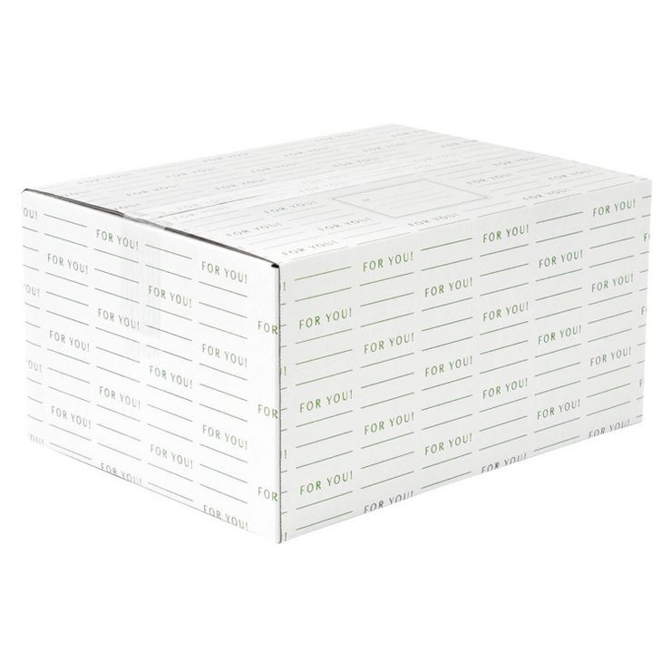 Packt by Scotch Large Mailing Box 16"x12"x 8" White | Target