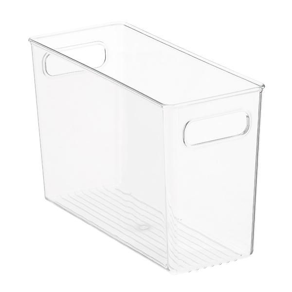 iDESIGN Linus Small Kitchen Bin Clear | The Container Store