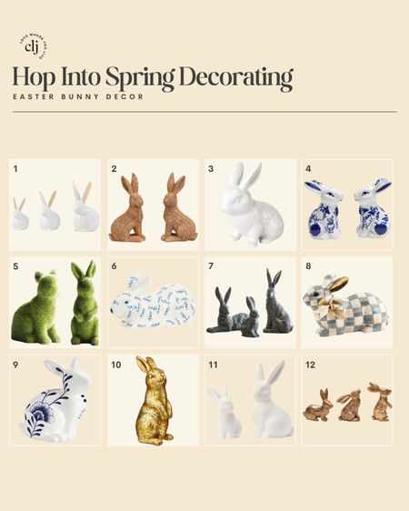 Easter bunnies are such an easy and cute way to add a touch of Easter to your spring decor! 

#LTKstyletip #LTKSeasonal #LTKhome