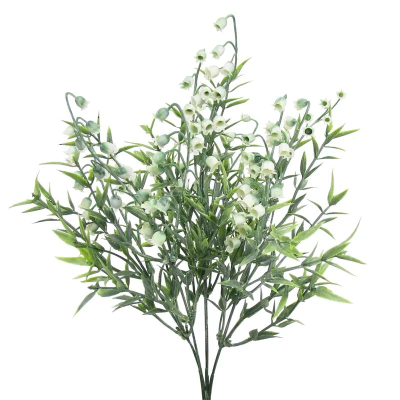 Frosted Lily of The Valley Greenery Bush Flowering Plant | Wayfair North America