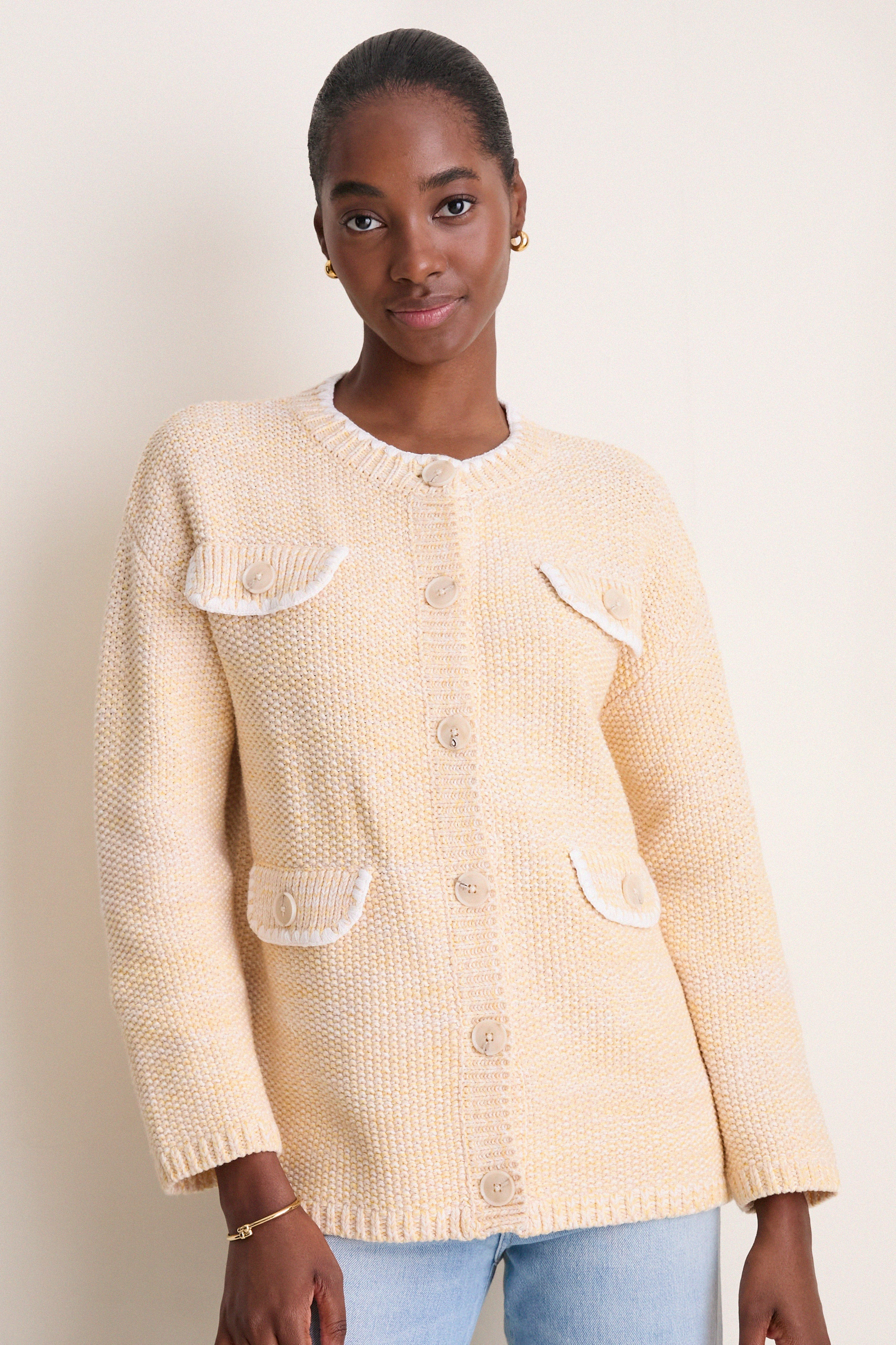 Chamomile Knit Logan Cardigan | Tuckernuck (US)