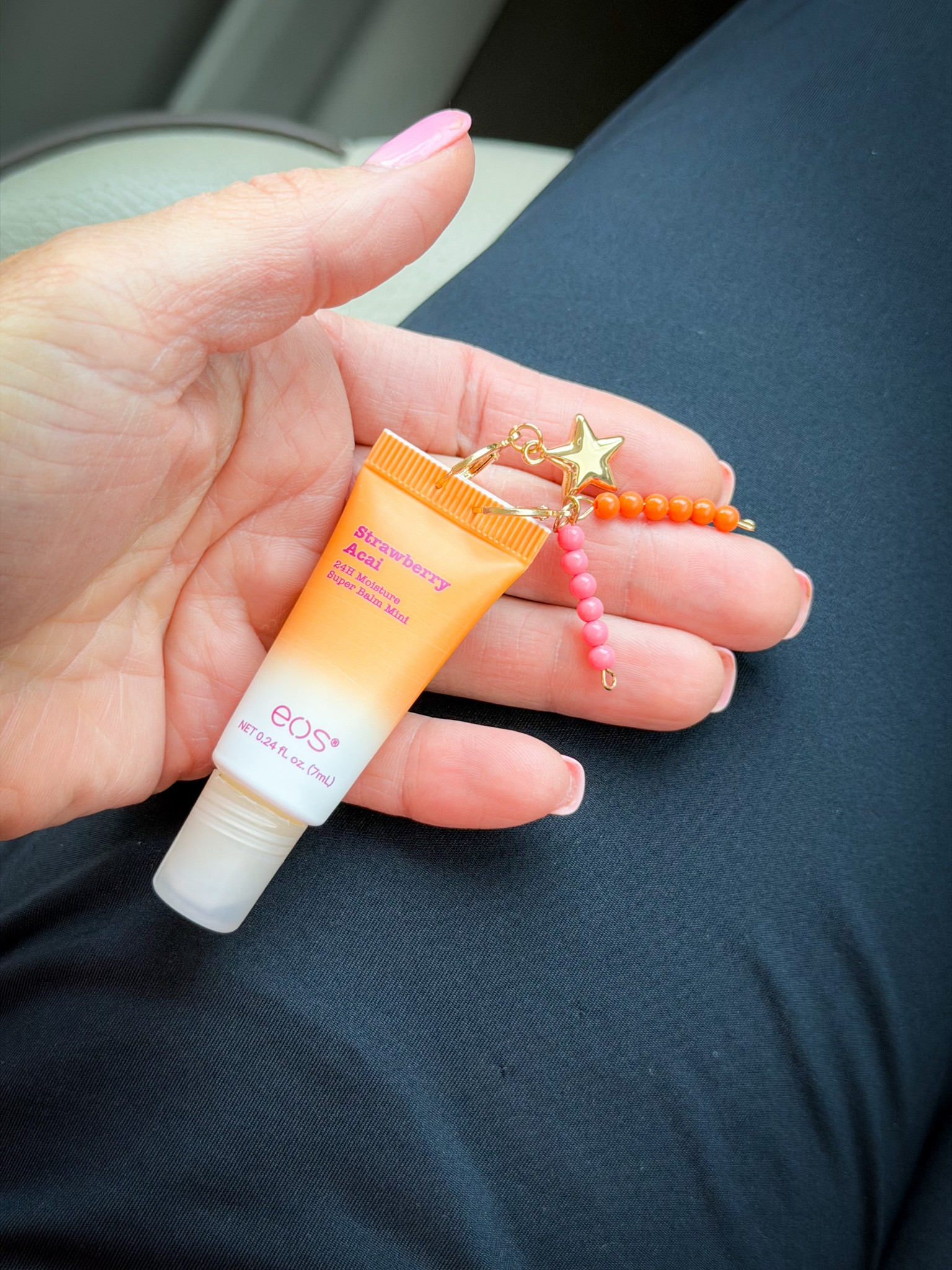 The girls love these lipgloss charms 