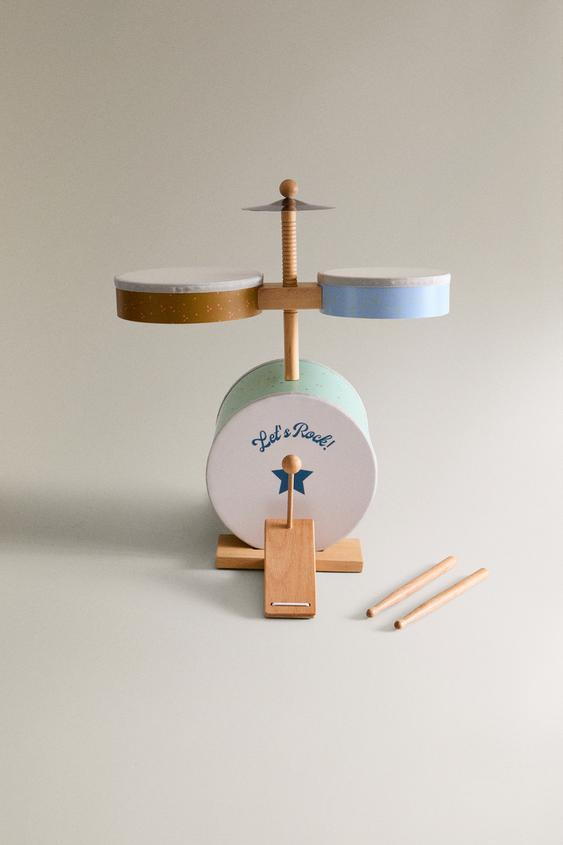 CHILDREN'S TOY WOODEN DRUM KIT | Zara US