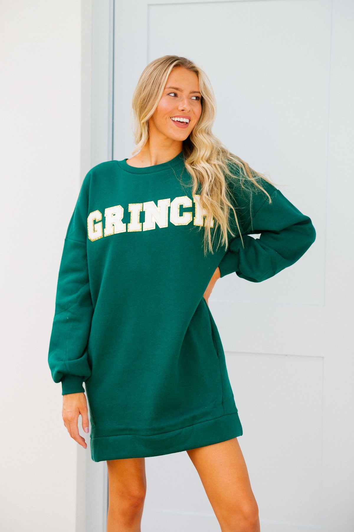 GRINCH PULLOVER DRESS | Judith March