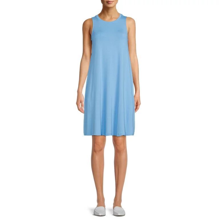 Time and Tru Women's Sleeveless Knit Dress, Sizes XS-3XL | Walmart (US)