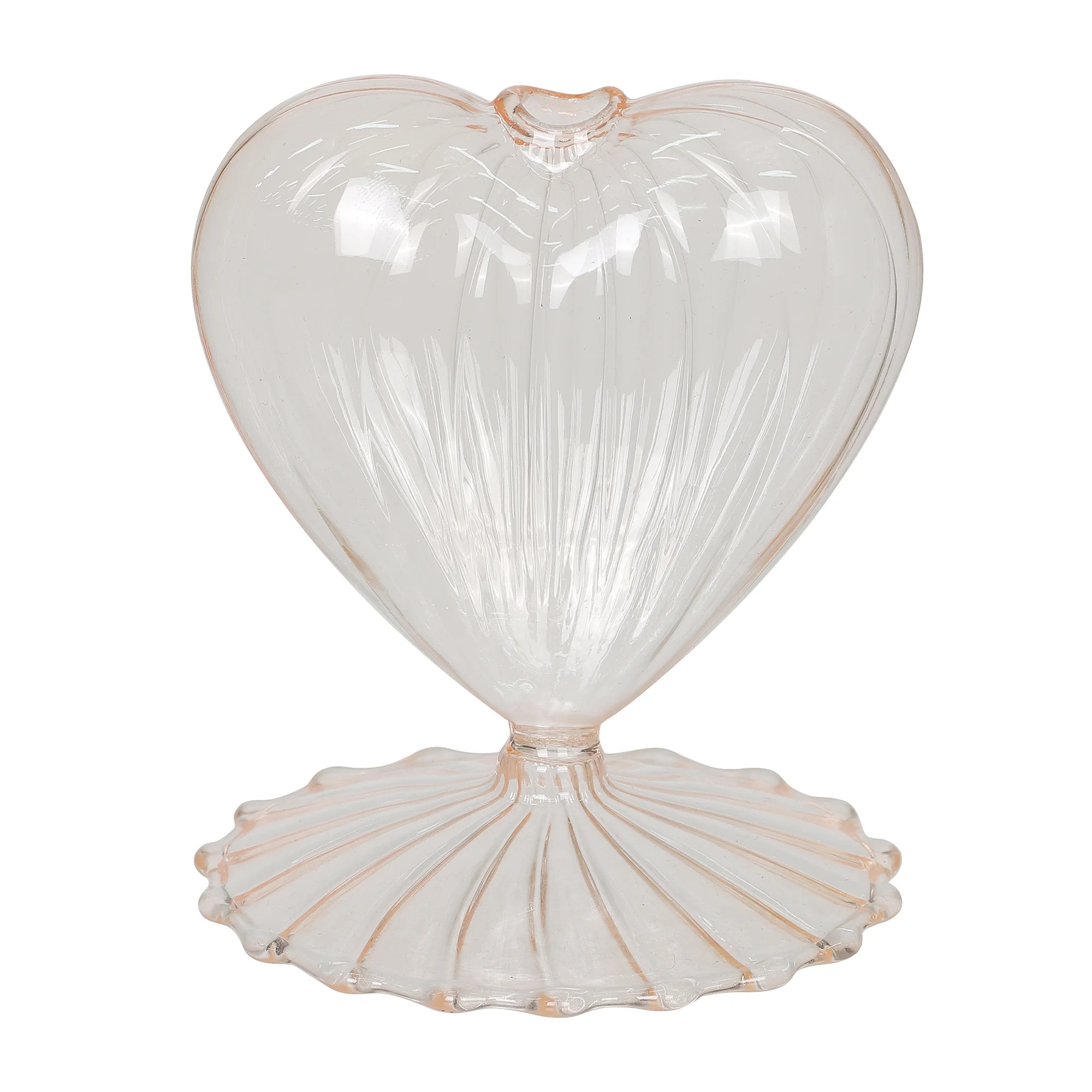 Way To Celebrate ,Pink Glass Heart Vase | Walmart (CA)