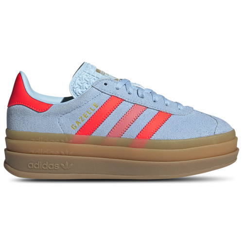 adidas adidas Originals Gazelle Bold - Girls' Grade School Clear Sky/Solar/Metallic Gold Size 7.0 | Champs Sports