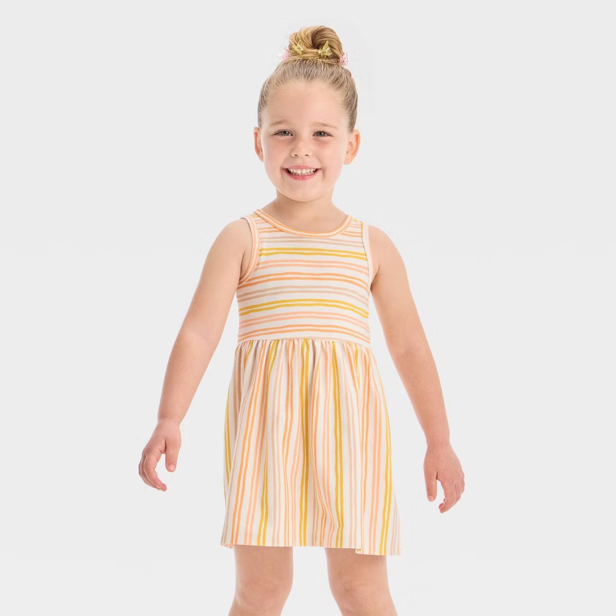 Toddler Girls' Warm Striped Tank Dress - Cat & Jack™ | Target