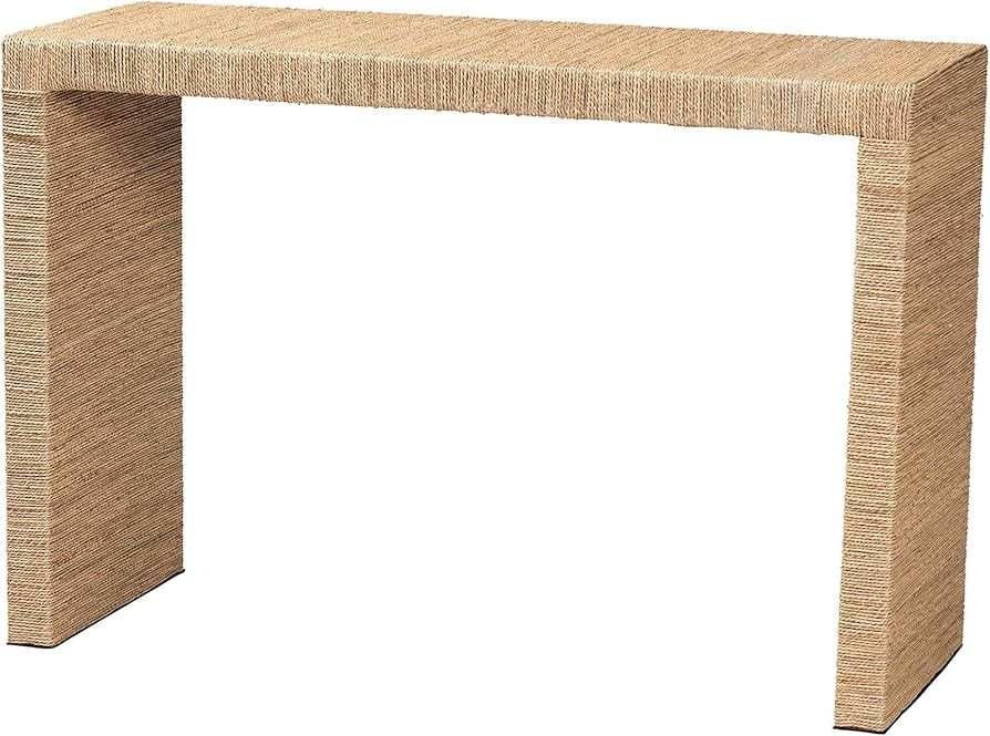 bali & pari Colandra Natural Seagrass Console Table, One Size | Amazon (US)