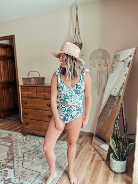 The cutest swimsuit from old navy! The print is so good! It fits true to size and I love it. Tankini swim, swimsuit 

#LTKFind #LTKunder50 #LTKSeasonal