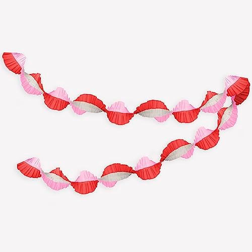 Meri Meri Pink & Red Stitched Streamer (Pack of 1) - Valentine's Day | Amazon (US)