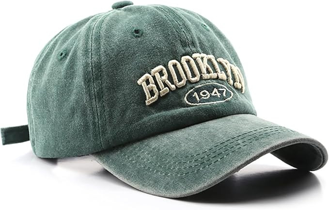 Brooklyn Cap Washed Vintage Baseball Cap Sun Hat for Men and Women | Amazon (US)